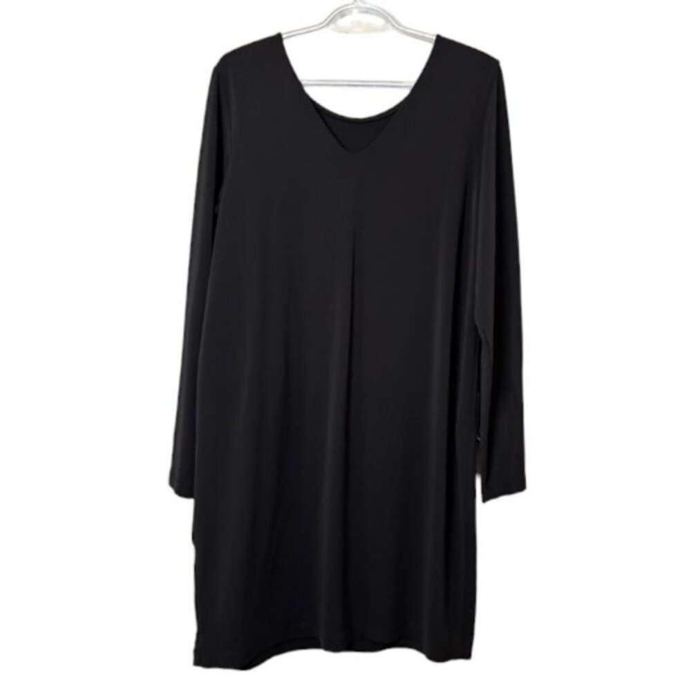 La Fee Maraboutee black fringed oversized shift dress size M